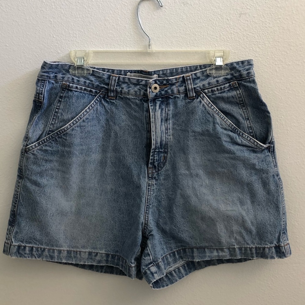 Jean mom shorts